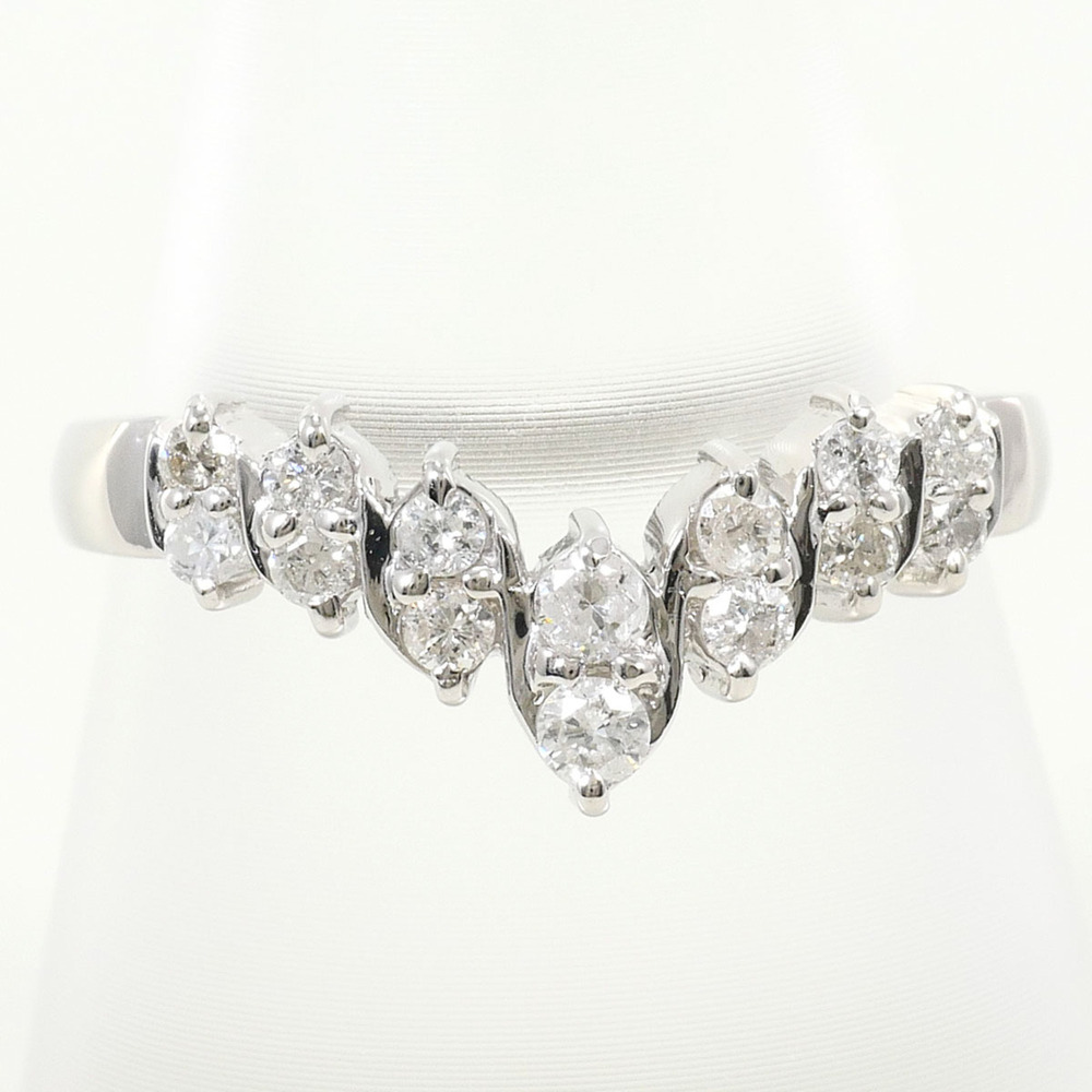 VINTAGE Silver Diamond Ring